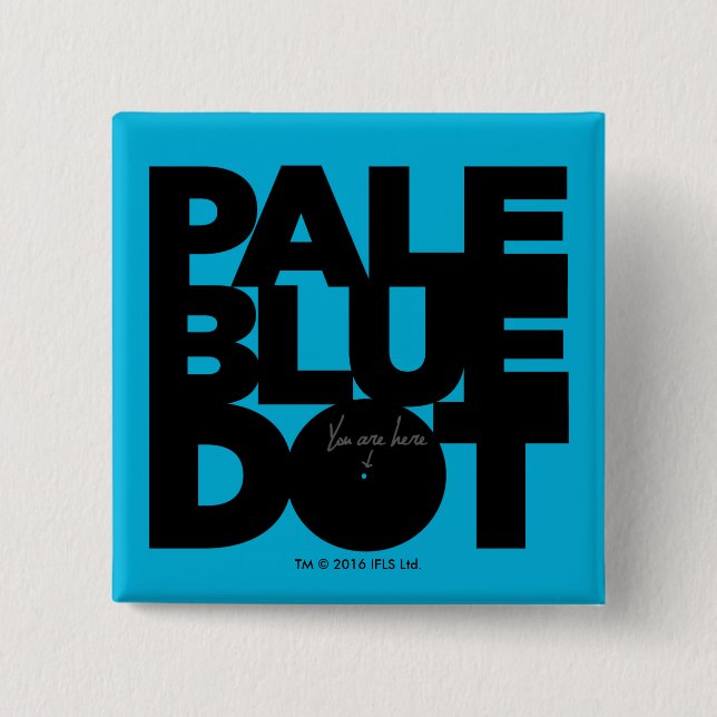 Hellblau Button (Vorderseite)