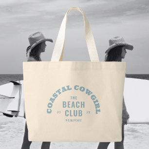Hellblau Coastal Cowgirl The Bach Club Jumbo Stoffbeutel