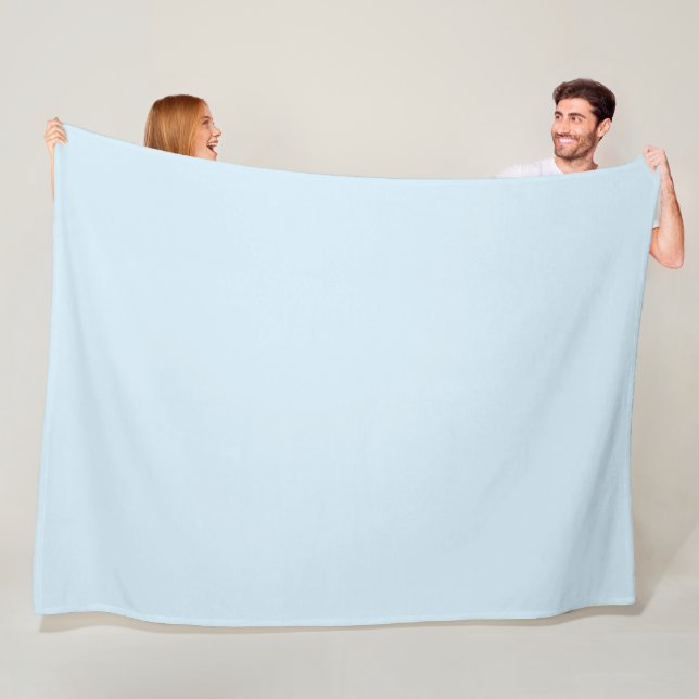 Hellblau Fleecedecke (Beispiel)