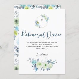 Hellblau-gelb-grüne Probe Abendessen