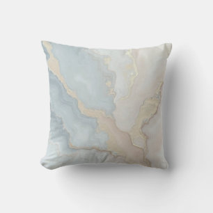 Hellblau Grau Beige Creme Abstrakte Kissen