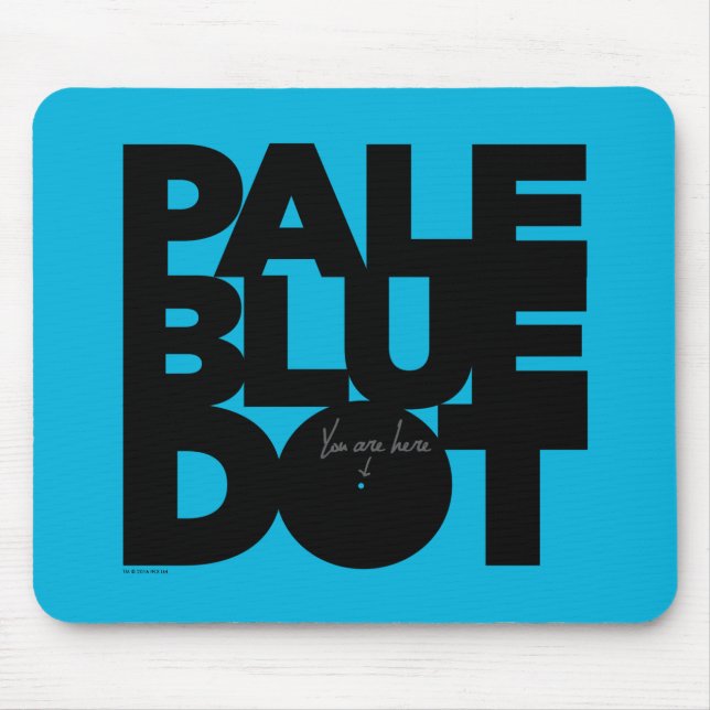 Hellblau Mousepad (Vorne)