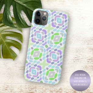 Hellblau Pink Lila Limettengrün Afrikanische Kunst Case-Mate iPhone Hülle