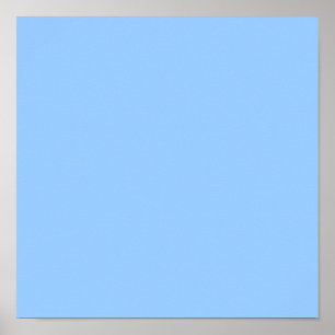 Hellblau Poster