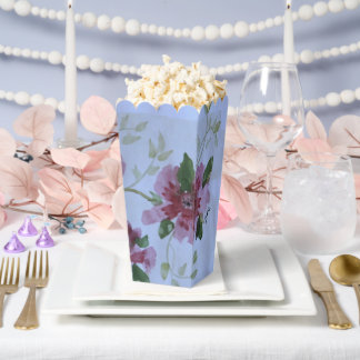 Hellblau und Burgund Geschenkschachtel