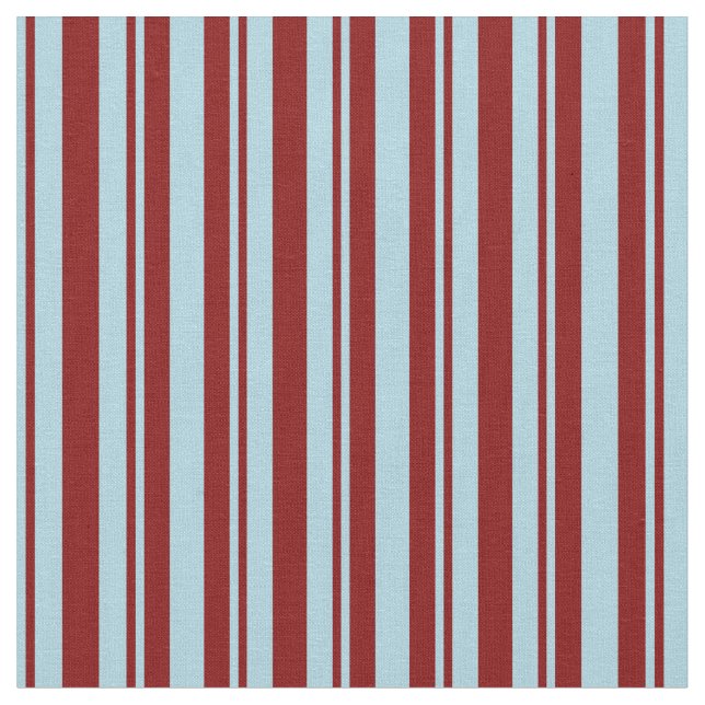 Hellblau und maroon gefärbtes, Linse/Streifen-Must Stoff (Nahaufnahme)
