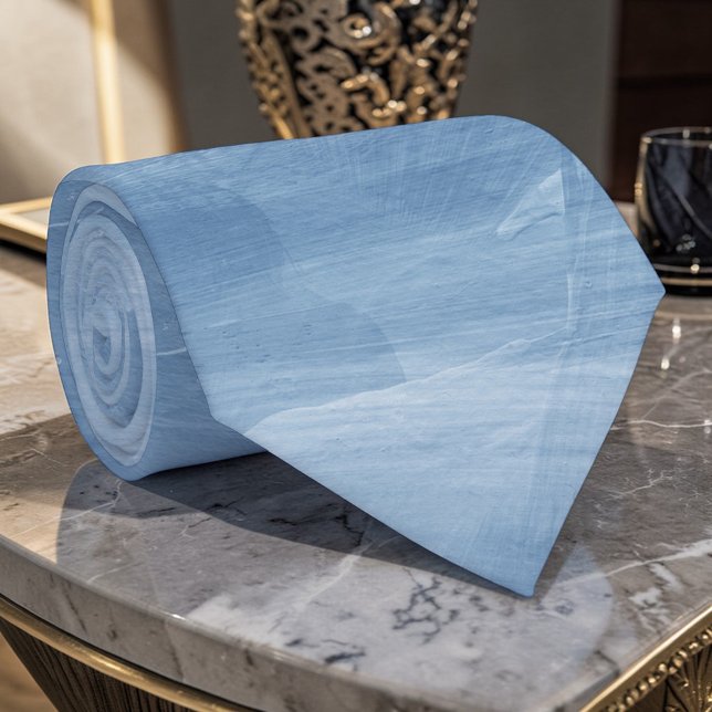 Hellblaue Aquarell-Krawatte nach Maß Krawatte (Von Creator hochgeladen)