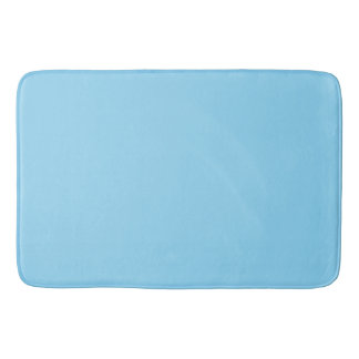 Hellblaue Badematte