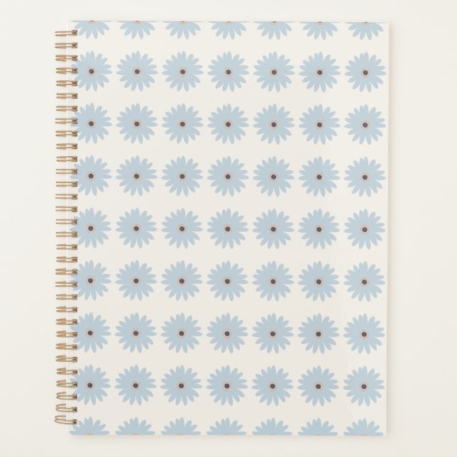 Hellblaue Daisy Planer (Vorderseite)