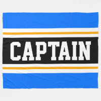 Hellblaue gelbe schwarze CAPTAIN Racing Streifen