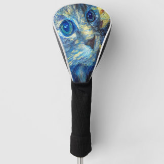 Hellblaue Katze Golf Headcover