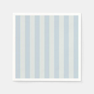 Hellblaue Streifen Serviette