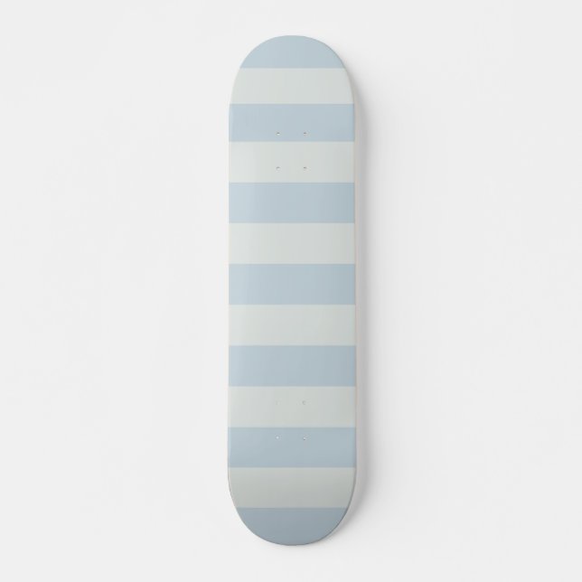Hellblaue Streifen Skateboard (Vorne)