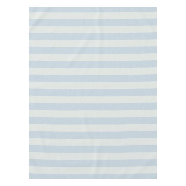 Hellblaue Streifen Tischdecke (Vorderseite)