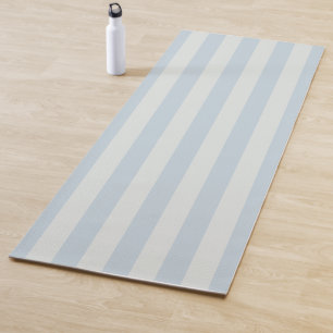 Hellblaue Streifen Yogamatte
