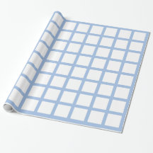 Hellblaue und weiße Quadrat-Packpapier