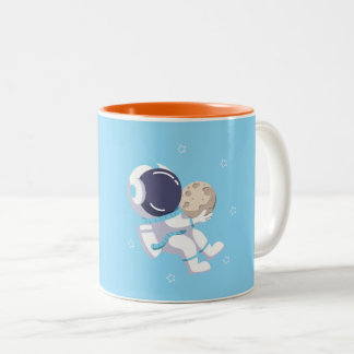 Hellblauer Astronaut - Tasse