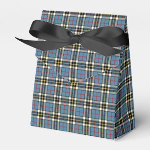 Hellblauer GesellschaftskleidungTartan Geschenkschachtel