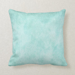 Hellblauer grüner kissen