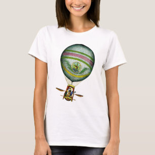 Hellblauer Heißluft-Ballon T-Shirt