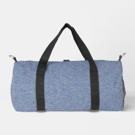 Hellblauer Jeans-Look Print Cut Sew Bag Duffle Bag