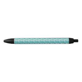 Hellblauer Marmor Elegantes Modernes Muster Kugelschreiber
