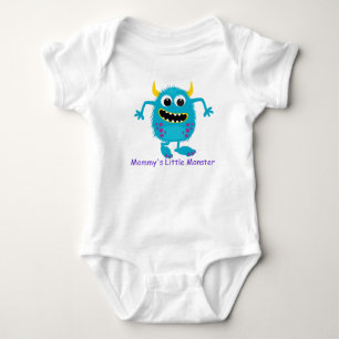 Hellblauer Monster-Säuglings-Strampler Baby Strampler