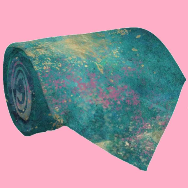 Hellblauer Navyrosa Abstrakter Schlips Krawatte (Von Creator hochgeladen)