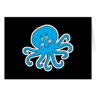 Hellblauer Oktopus