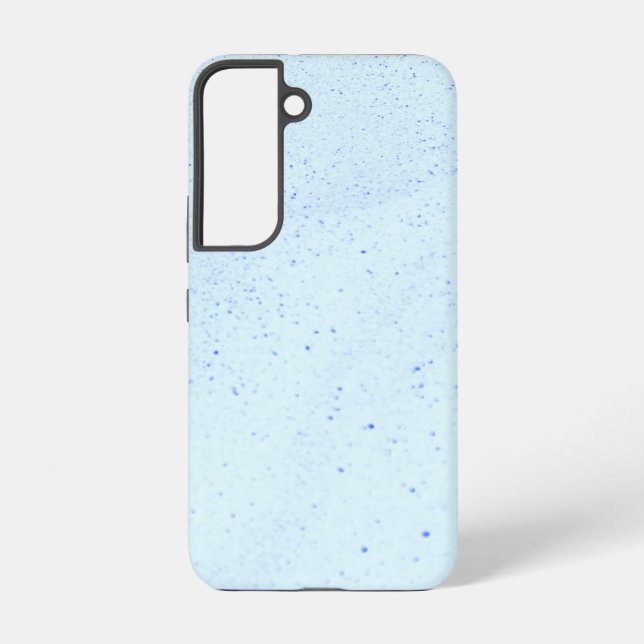 Hellblauer Sand Samsung Galaxy Hülle (Rückseite)