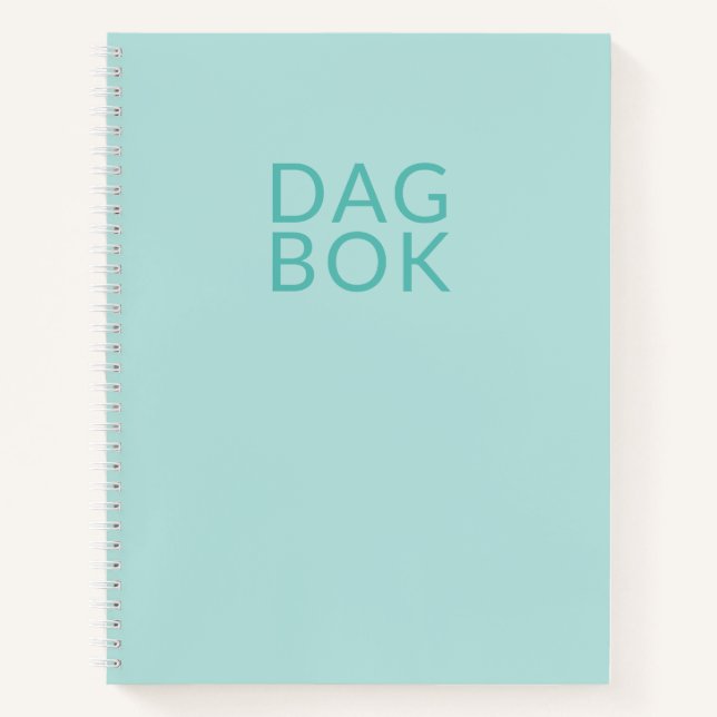 Hellblauer Tagebuch (Vorderseite)