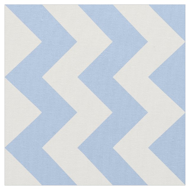 Hellblauer und weißer Zickzack-geometrisches Stoff (Nahaufnahme)