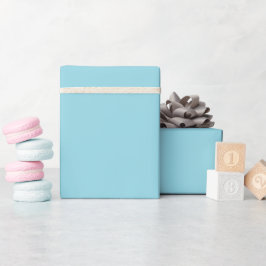 Hellblauer Vollton-Wrap-Rolle Geschenkpapier