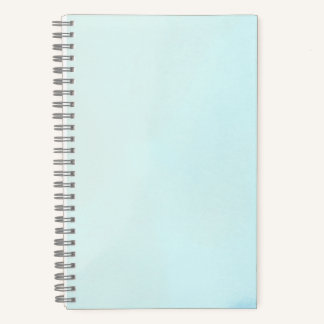 Hellblauer Wolken-Notizbuch Notizbuch