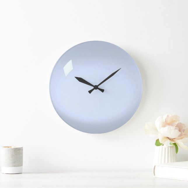 Hellblaues Acryl Große Wanduhr (Zuhause)