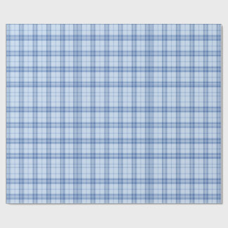 Hellblaues Fensterpaneel-Karo Geschenkpapier