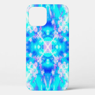 Hellblaues Kaleidoskop Muster Case-Mate iPhone c Hülle