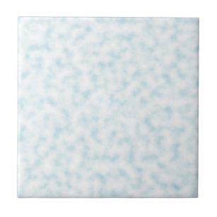 Hellblaues und weißes abstraktes Wolken-Muster Fliese