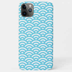 Hellblaues Wellenmusterdruck Case-Mate iPhone Hülle