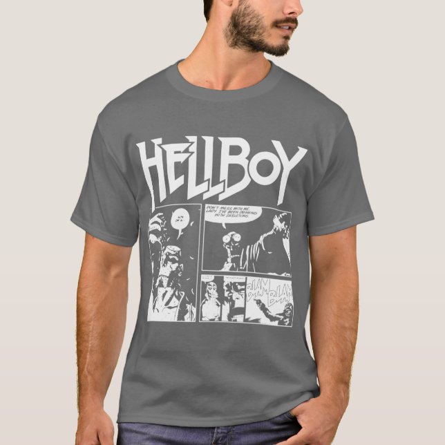 Hellboy Sammlung Freund Freunde T-Shirt (Vorderseite)