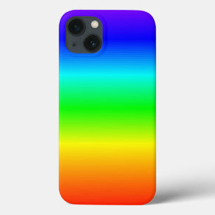 Hellbraune Farben Regenbogenstreifen glänzend Case-Mate iPhone Hülle