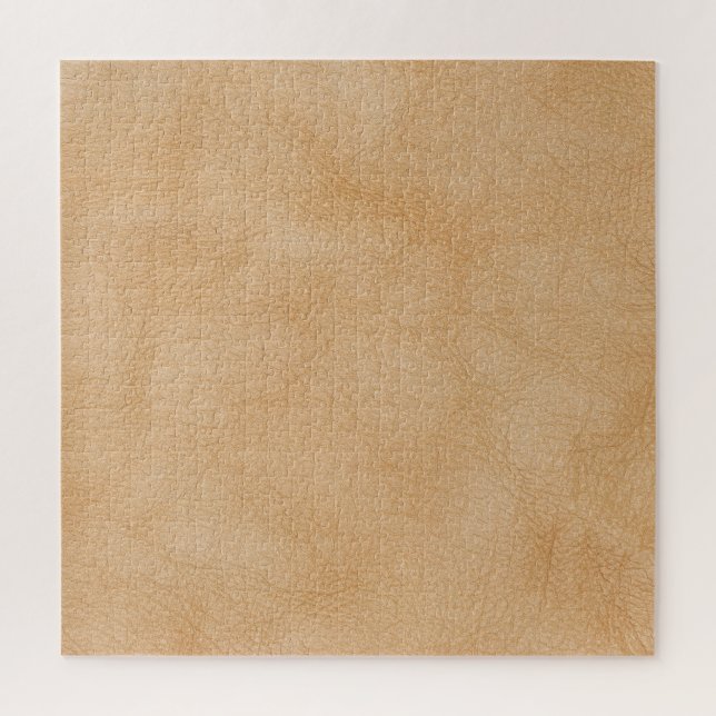 Hellbraune Ledertextur. Puzzle (Vertikal)