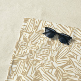 Hellbraune oder holzfarbene Wimpern, braun und wei Strandtuch