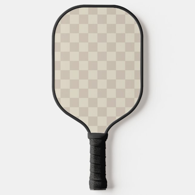 Hellbraune und braune Schachtel Pickleball Schläger (Vorderseite)