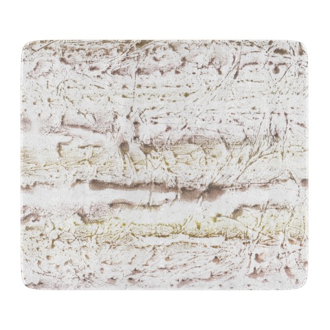 Hellbrauner Marmor Schneidebrett (Vorderseite)