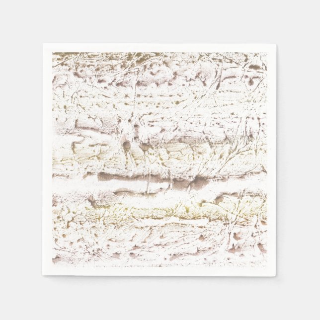 Hellbrauner Marmor Serviette (Vorderseite)