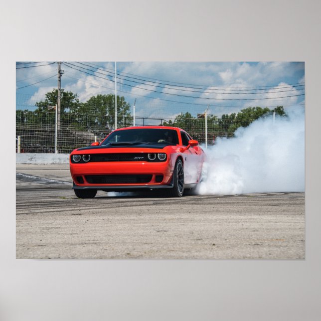 Hellcat Burnout Poster (Vorne)