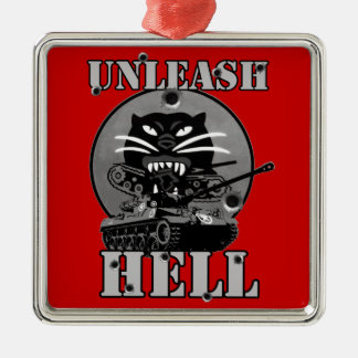Hellcat-T-Shirts Ornament Aus Metall