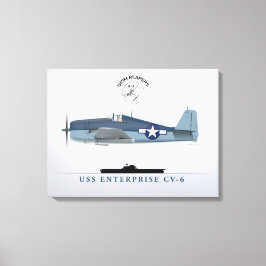 Hellcat VF-10 USS Enterprise Leinwanddruck