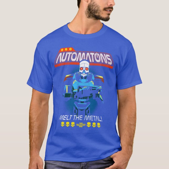 Helldivers 2 Sony Playstation Videospiel Automaton T-Shirt (Vorderseite)